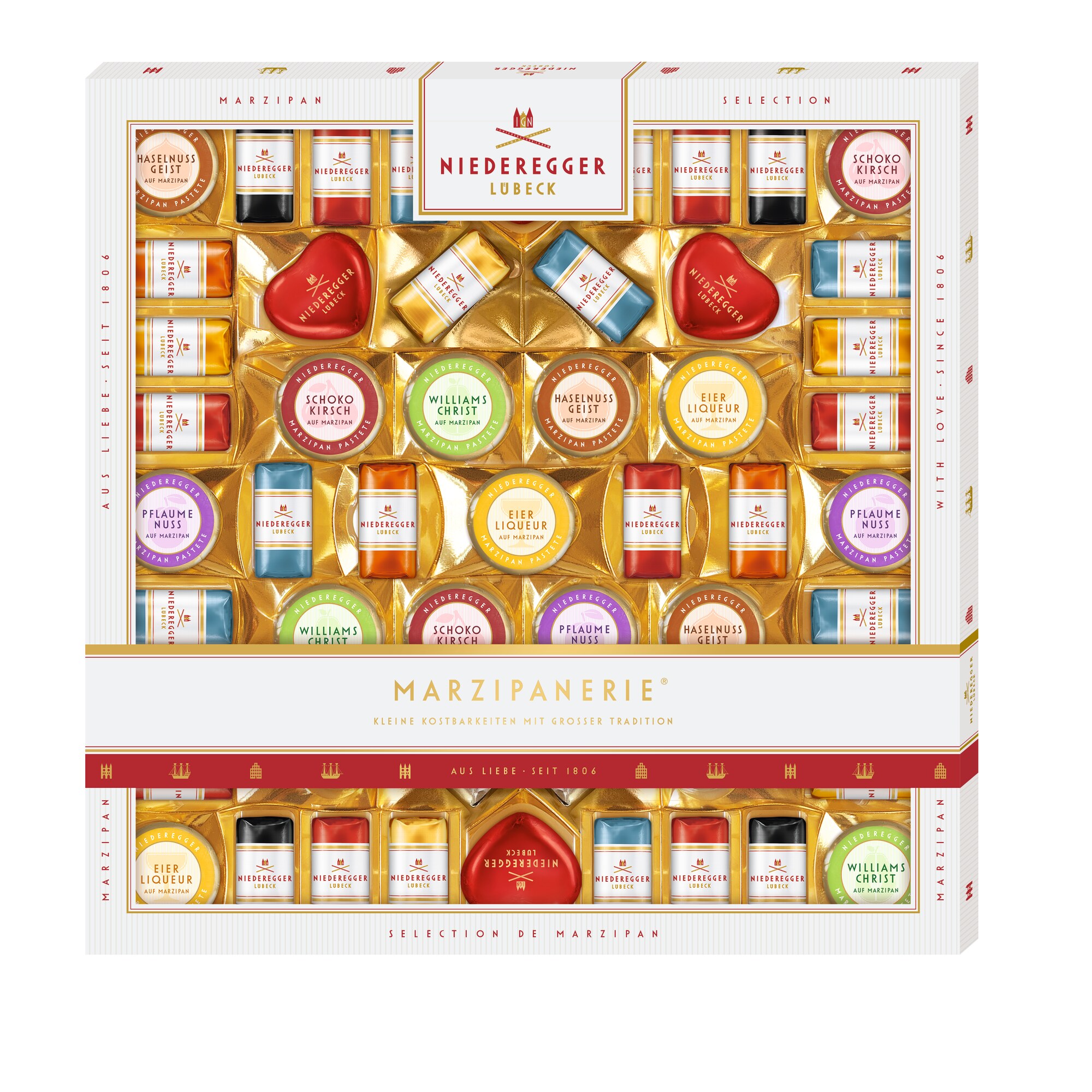 Niederegger Marzipanerie 685g, Packshot Vorderansicht