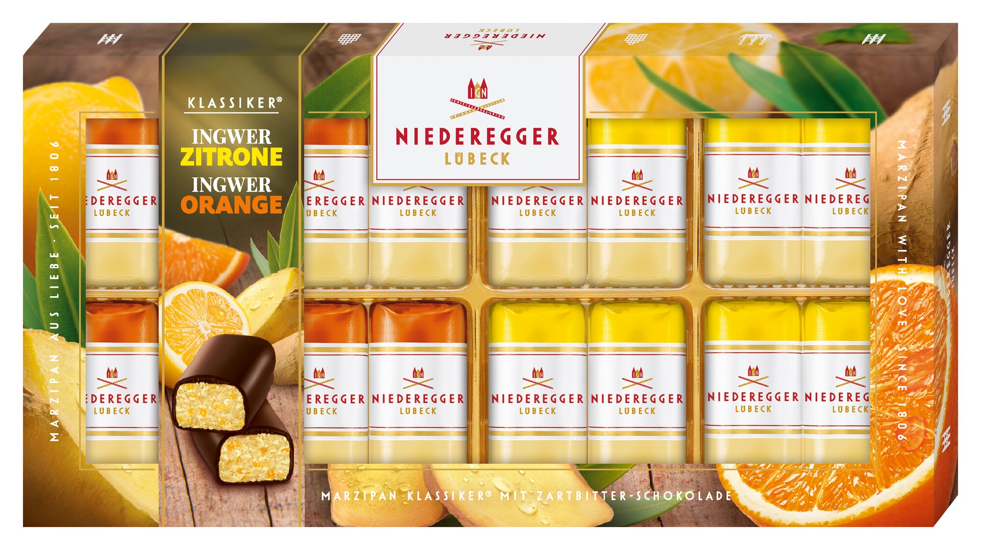Marzipan Klassiker® »Ingwer-Zitrone & Ingwer-Orange«