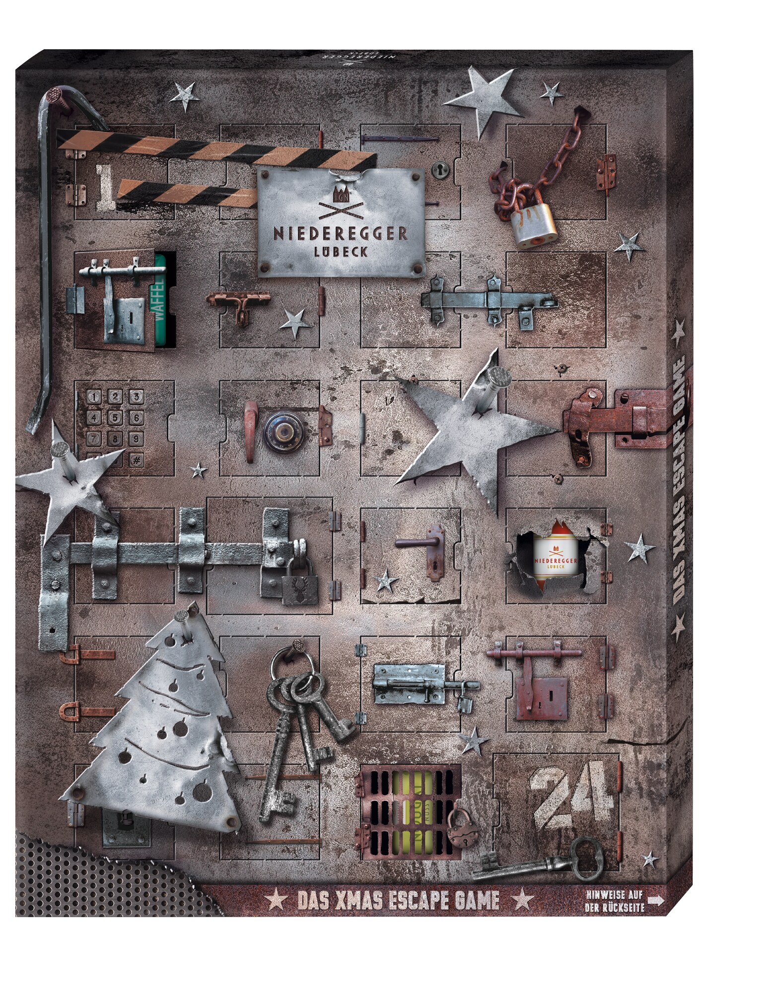 Niederegger Adv.kal. Ms Escape 300G, Packshot Vorderansicht