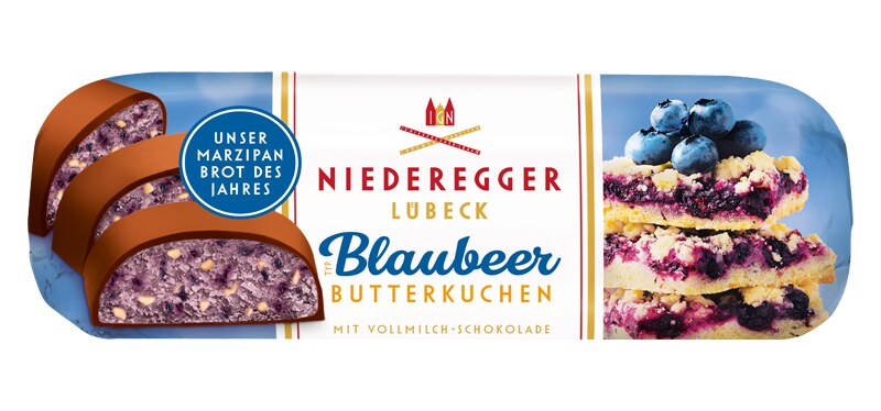 Marzipan Brot »Blaubeer-Butterkuchen«