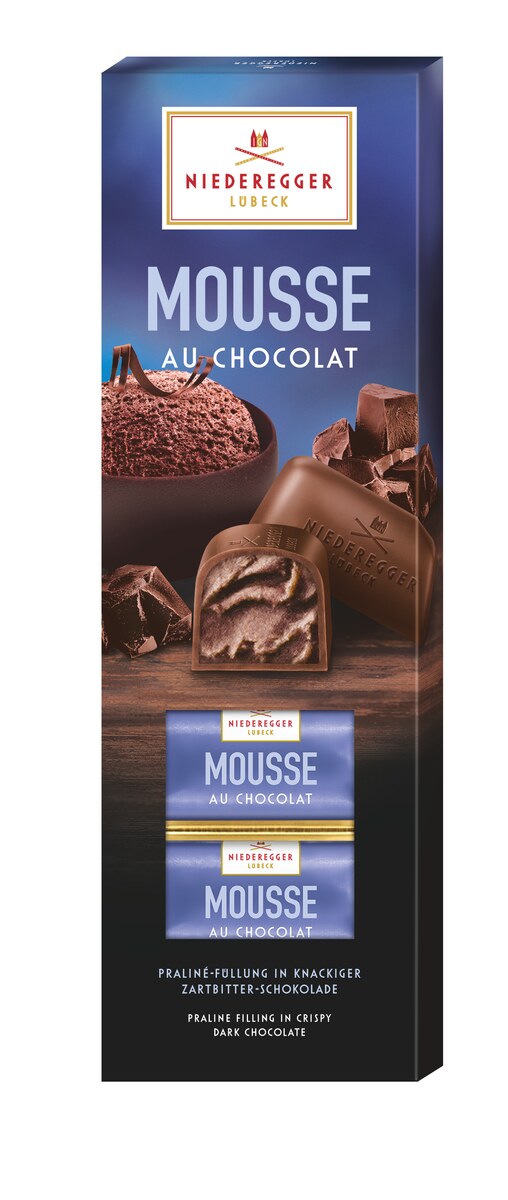 Pralinen Klassiker Mousse au Chocolate, aus Zartbitter-Schokolade 64%, 100 g Packung
