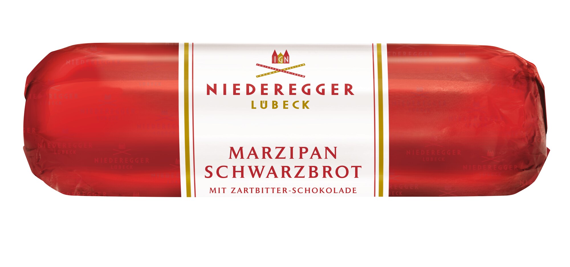 Niederegger Marzipan Schwarzbrot®, Packshot Vorderansicht