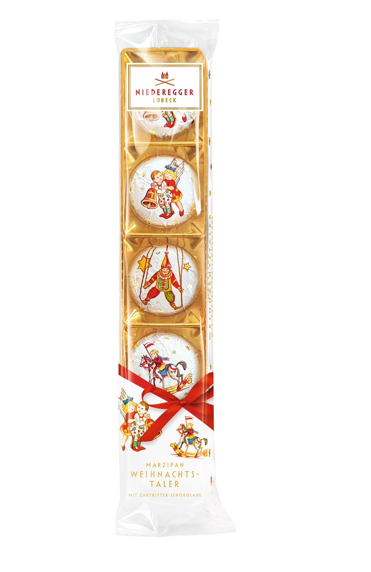 Niederegger Marz. Talerstange 50G Weihn., Packshot Vorderansicht