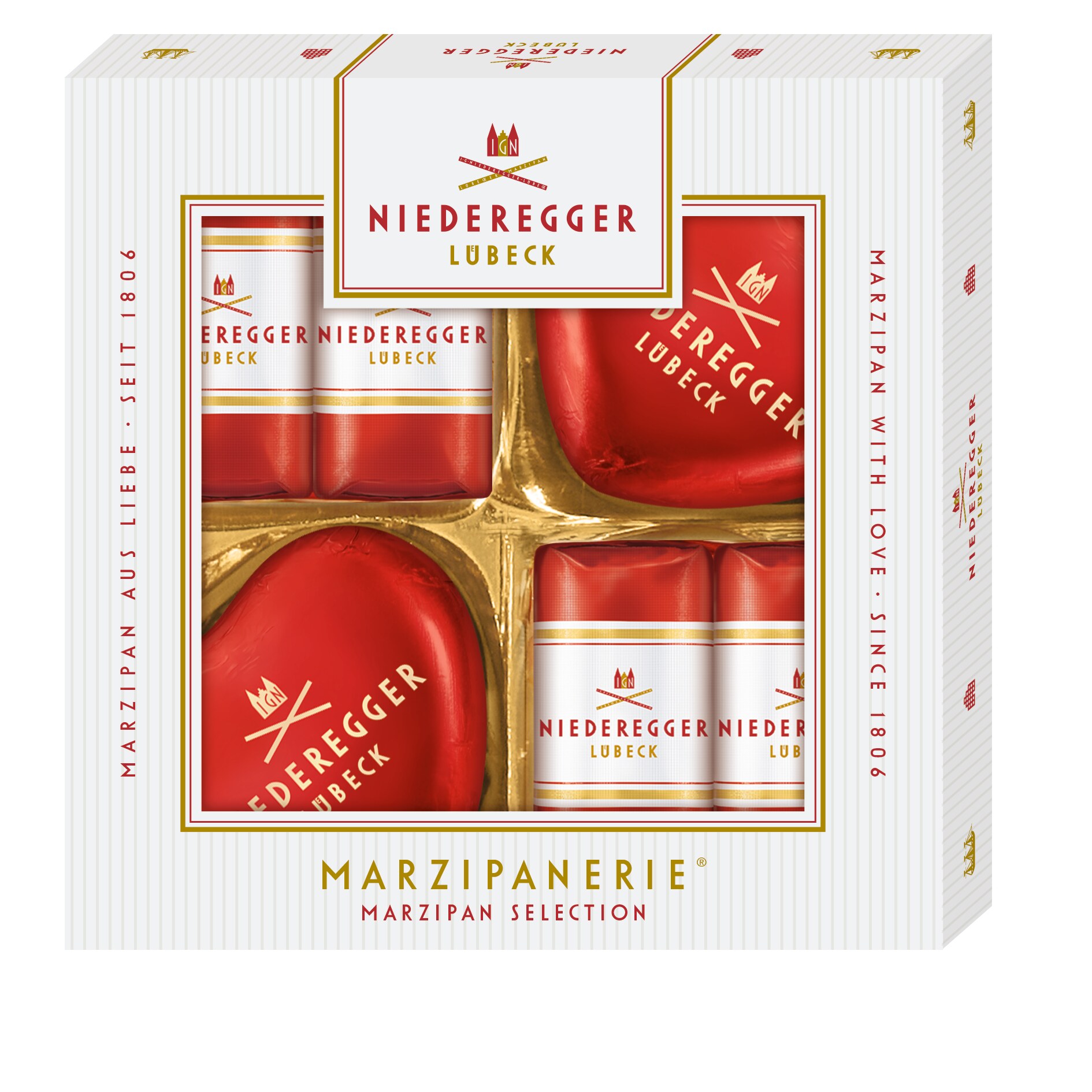 Niederegger Marzipanerie 75g, Packshot Vorderansicht