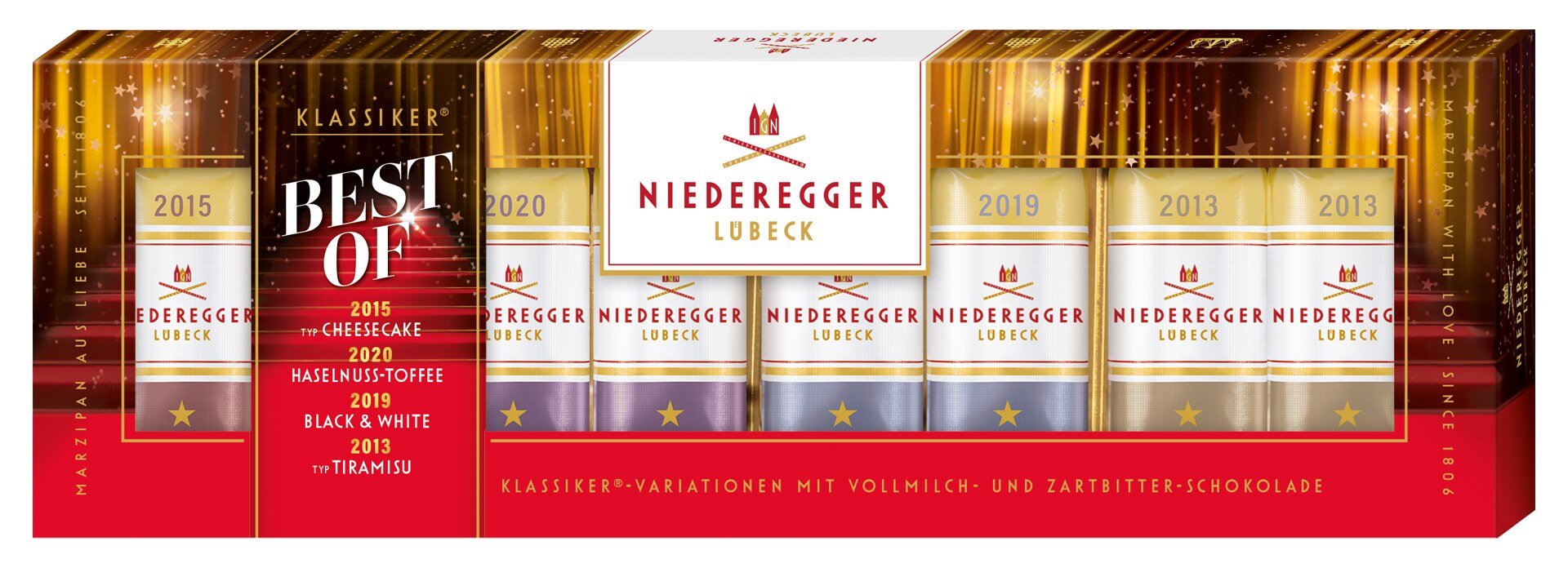 Marzipan Klassiker® »BEST OF« 4-fach sortiert
