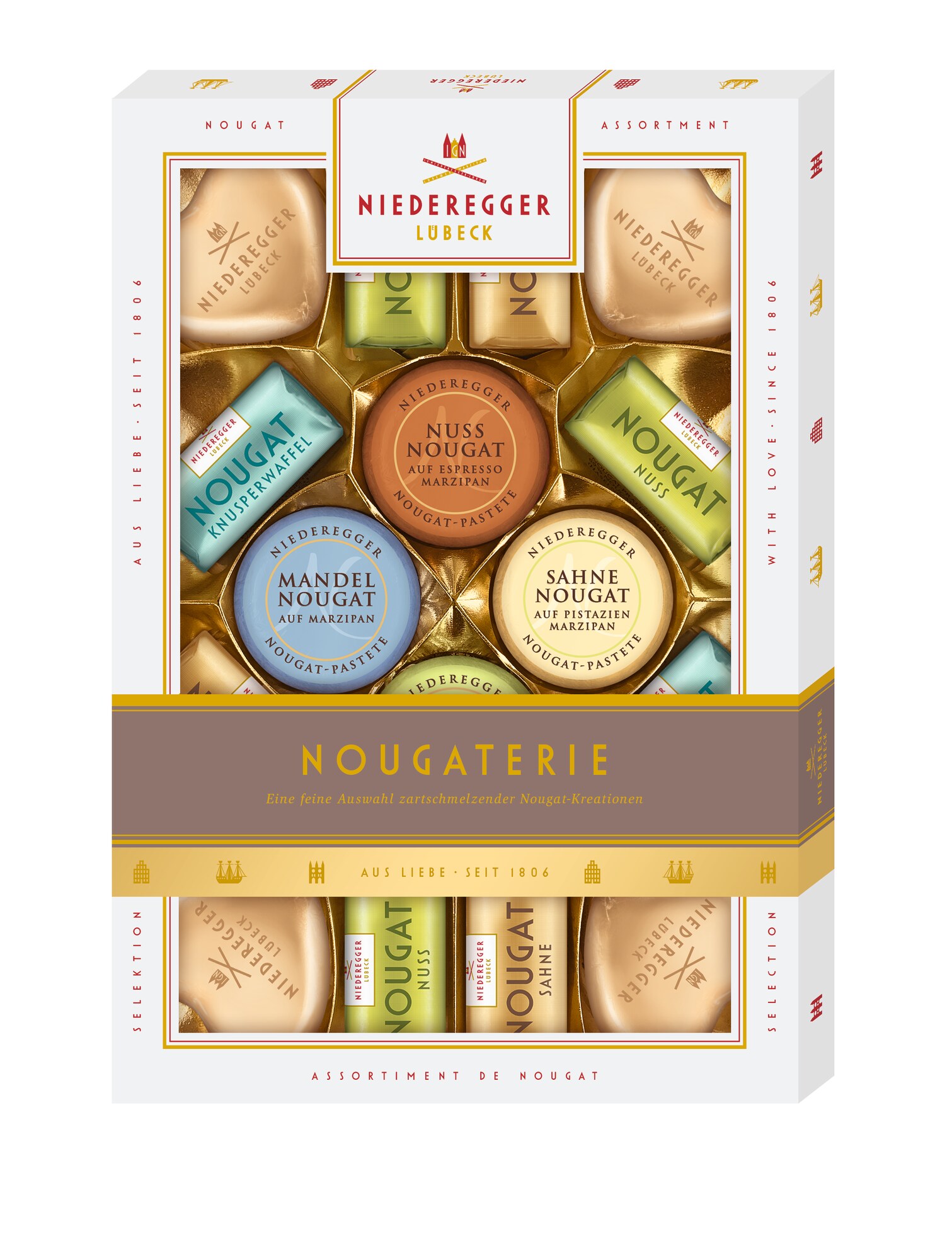 Niederegger Nougaterie 206G, Packshot Vorderansicht