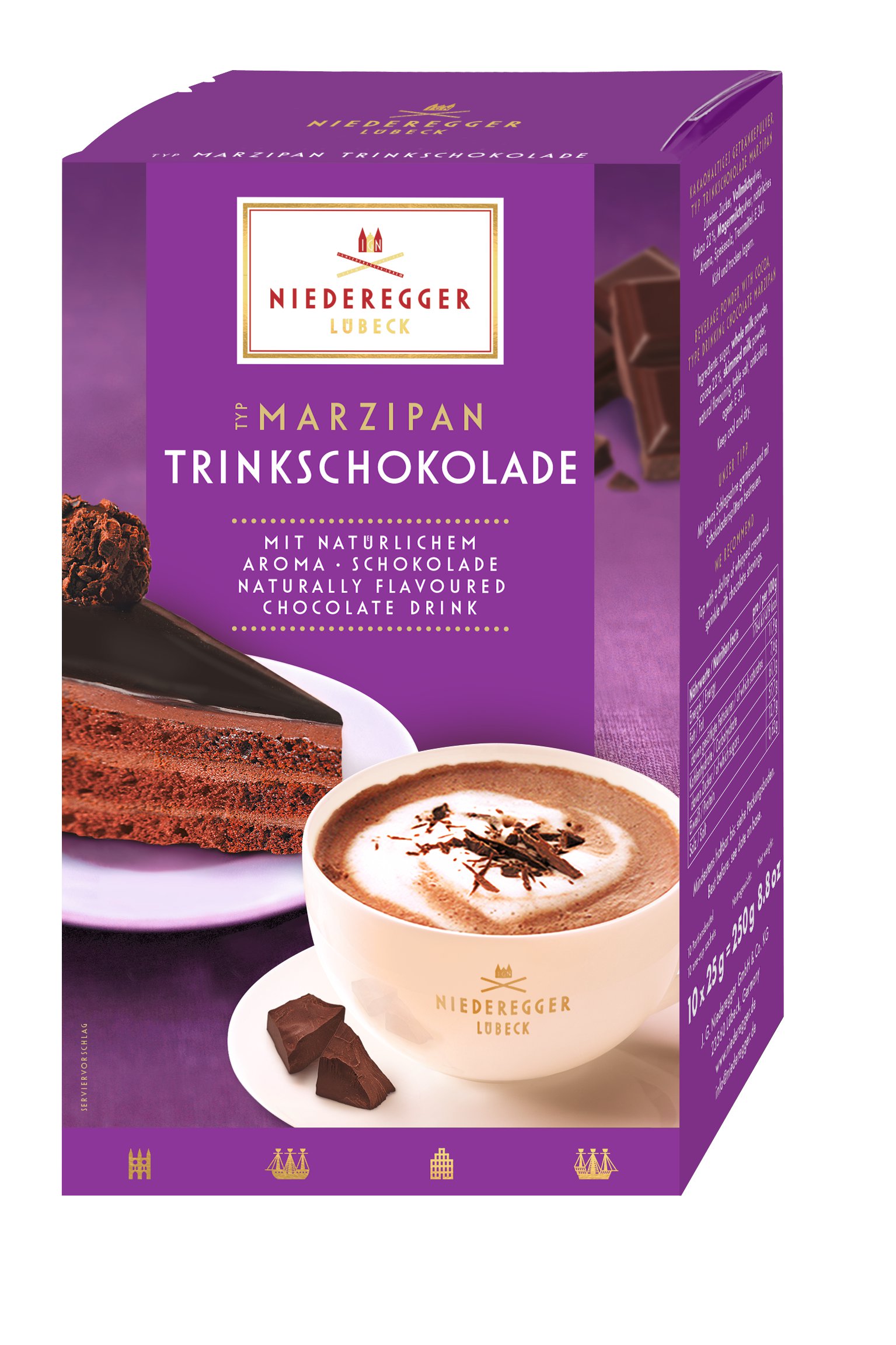 Marzipan Trinkschokolade 250g | NIEDEREGGER Online-Shop