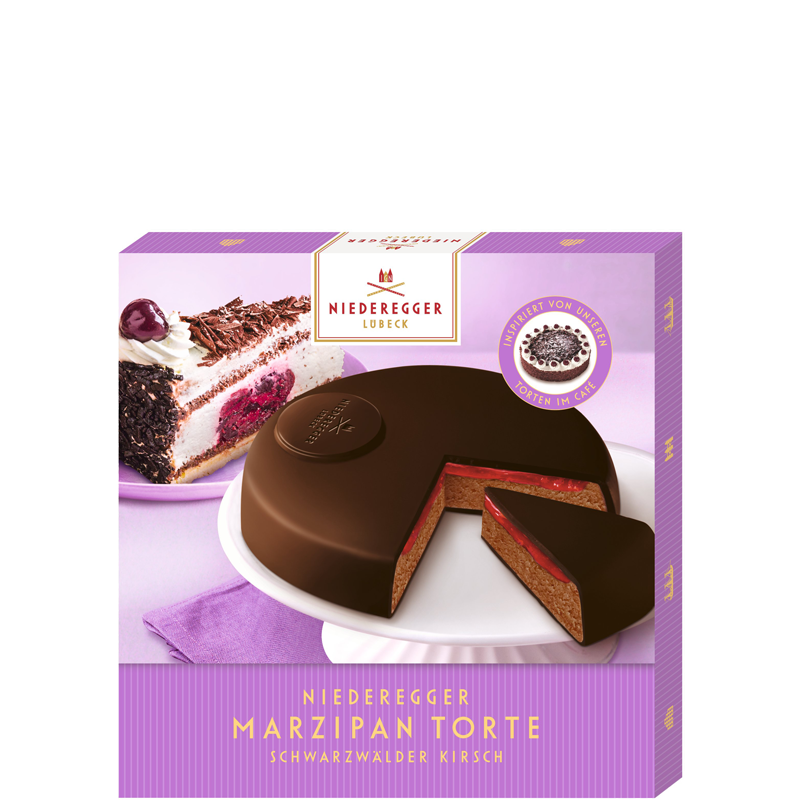 Marzipan Torte Nuss Sahne 185g | NIEDEREGGER Online-Shop